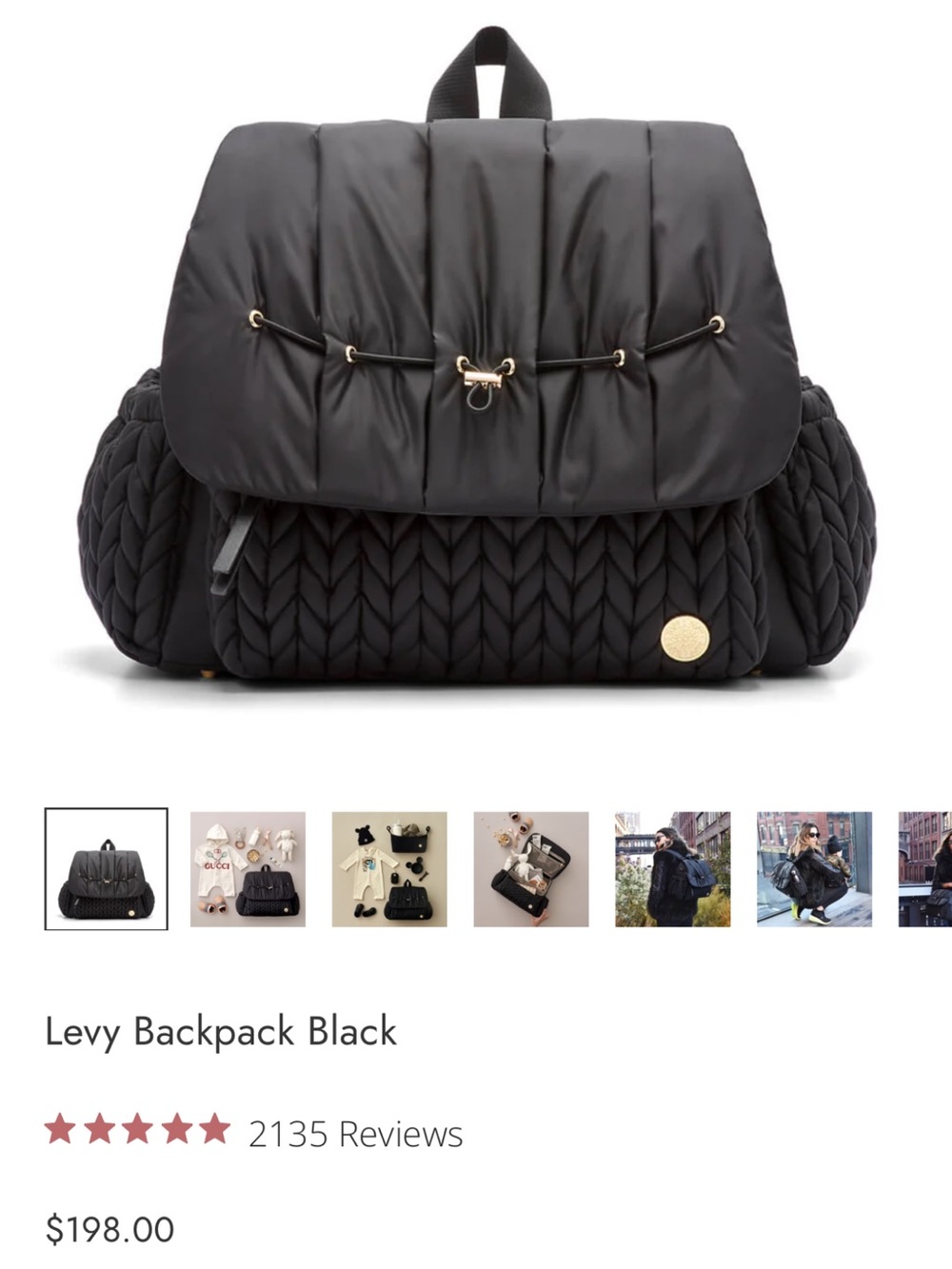 Happy Brand Levy Backpack Black